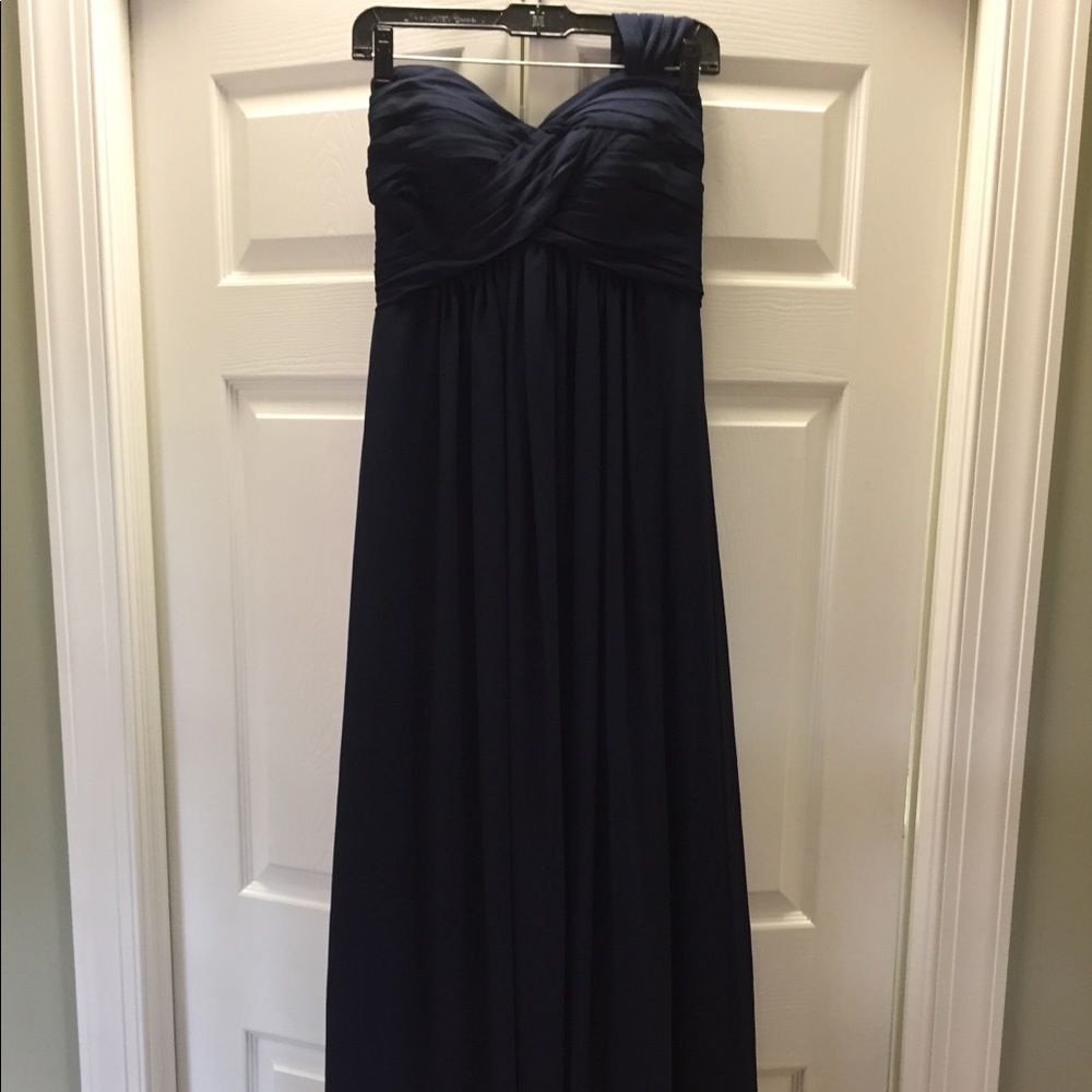 Bill Levkoff One Shoulder Long Gown